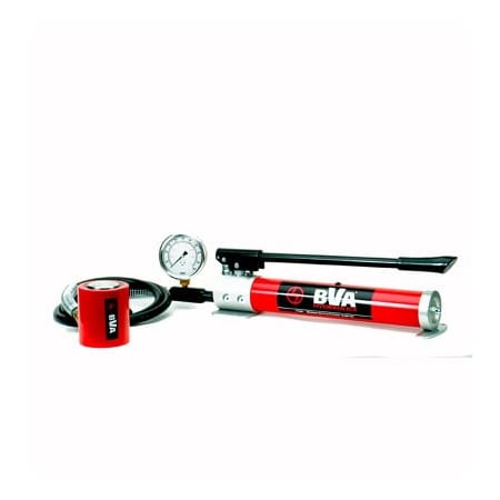 Bva Hydraulics BVA Hydraulic Combo, 30 Ton, 2in Stroke Low Profile Cylinder with P1000 Pump SP10-3002L